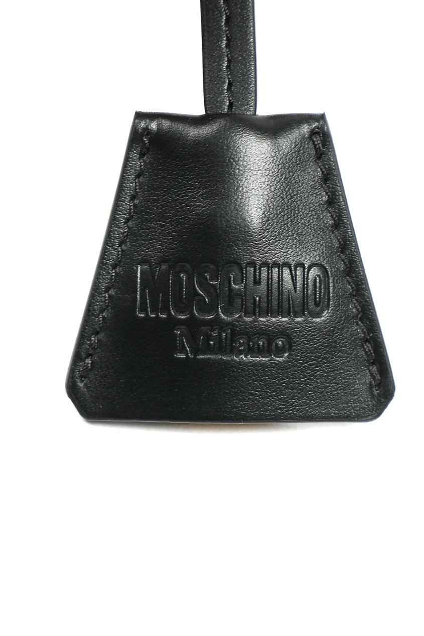фото Черный рюкзак teddy bear с контрастным логотипом moschino