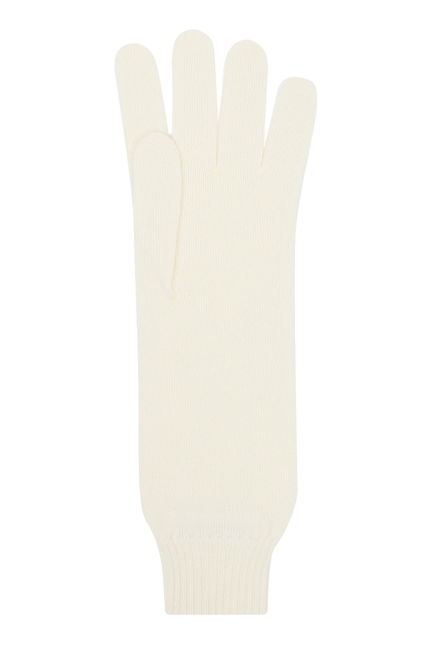 фото Белые кашемировые перчатки Jil sander