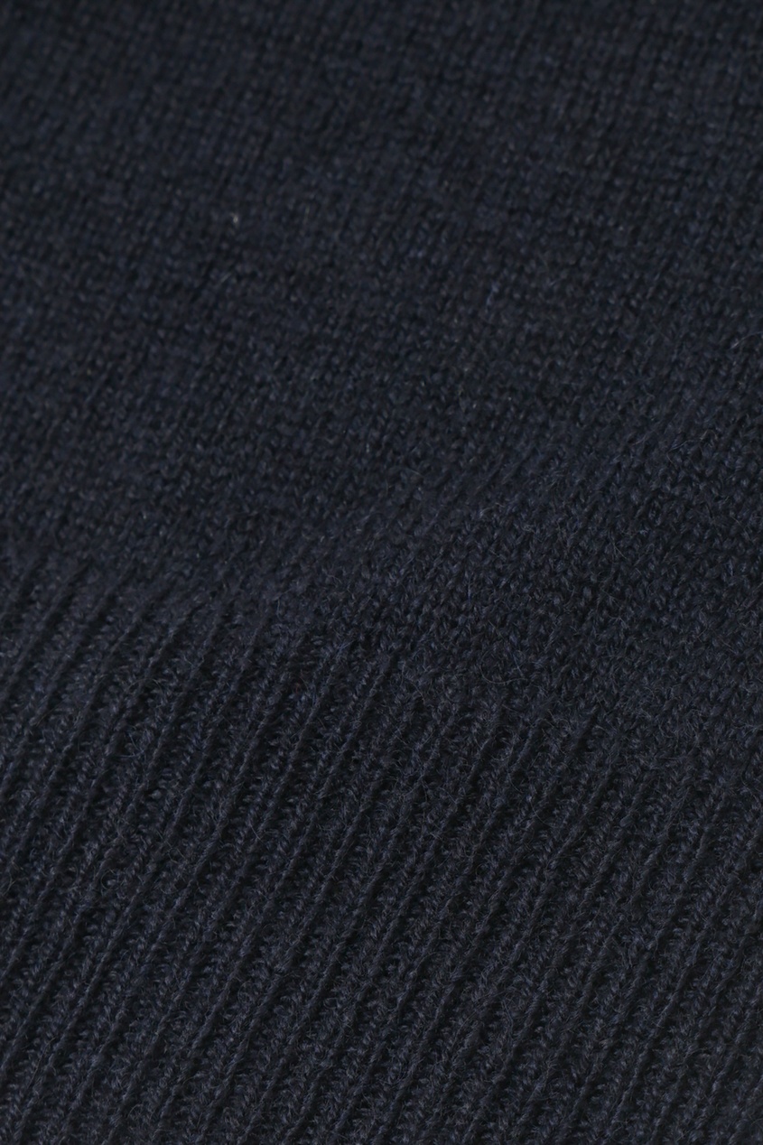 фото Темно-синяя кашемировая шапка Jil sander