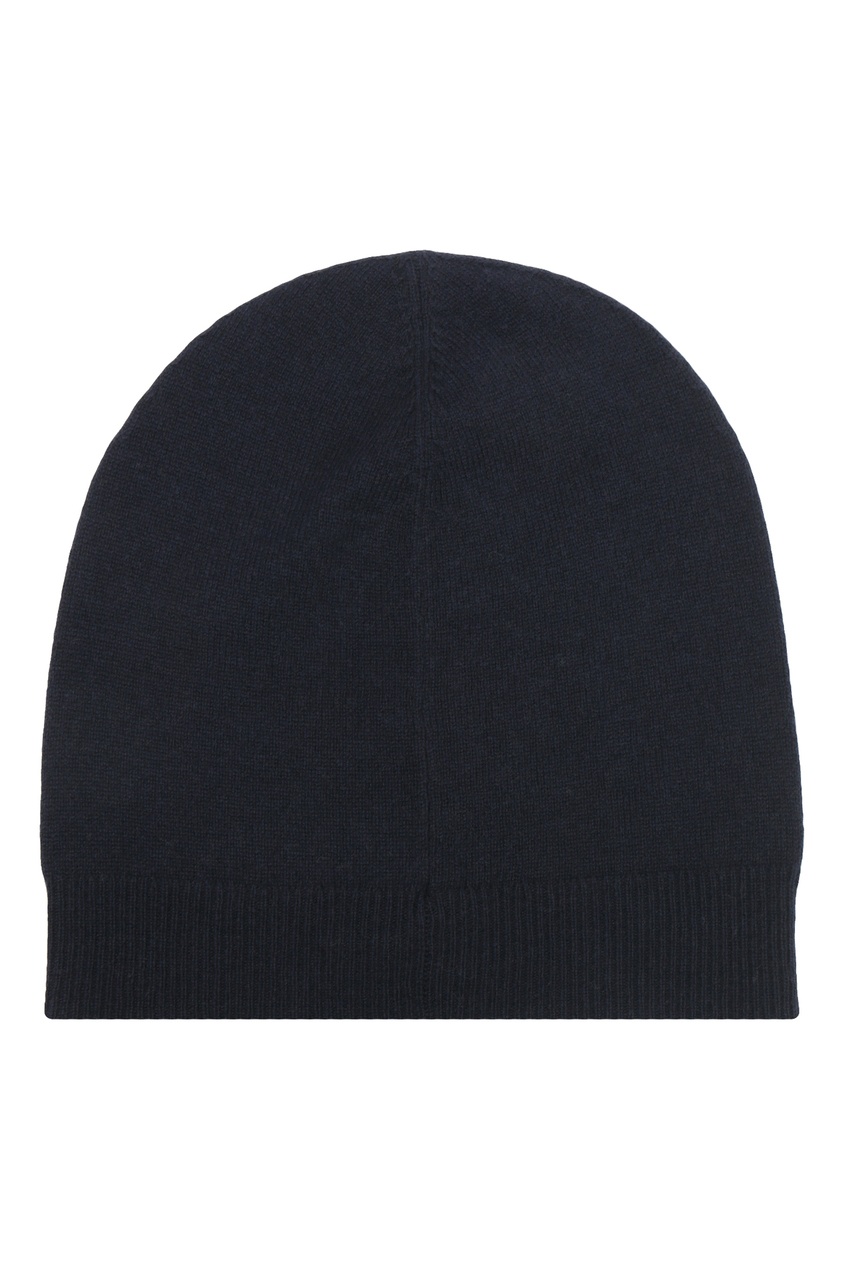 фото Темно-синяя кашемировая шапка jil sander