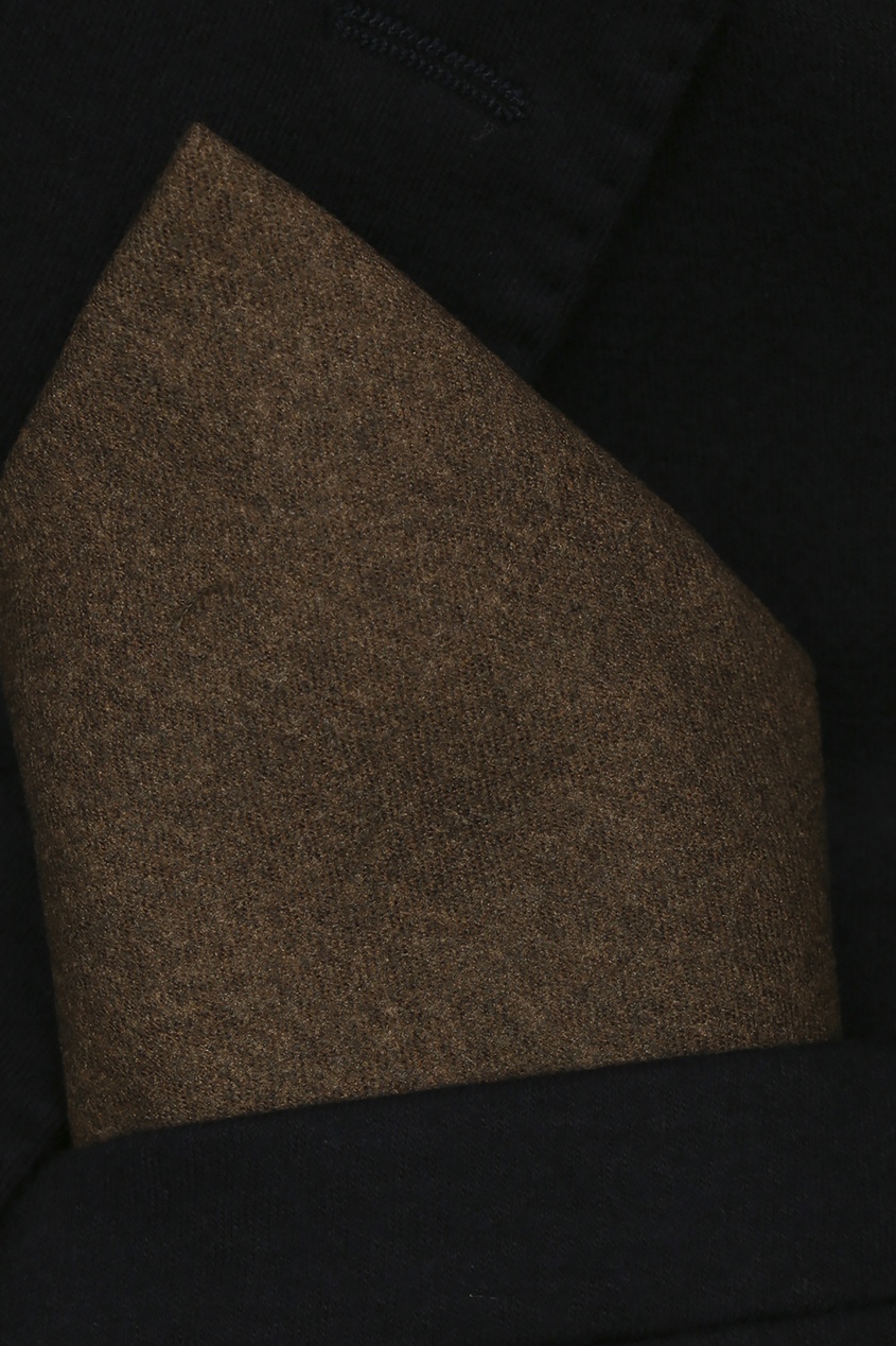 фото Коричневый шерстяной платок-паше eton