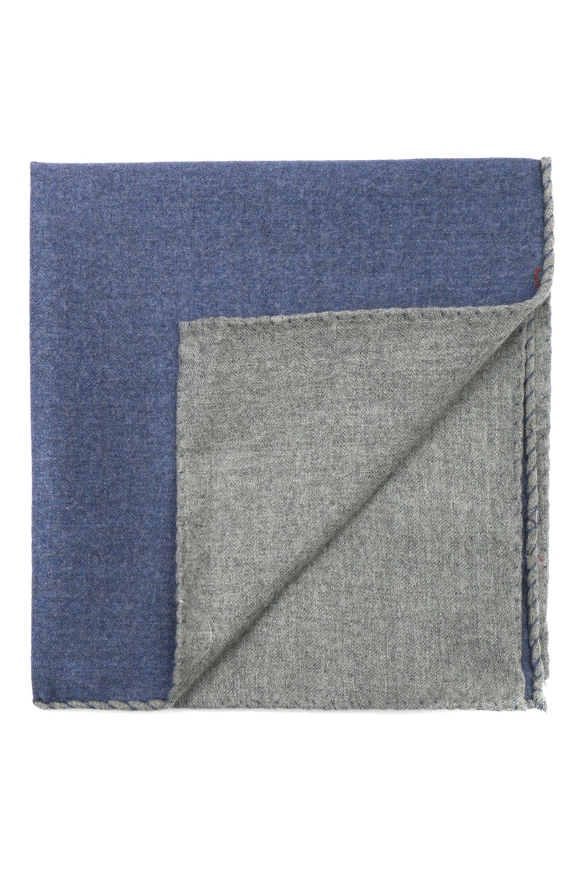 фото Синий нагрудный платок eton