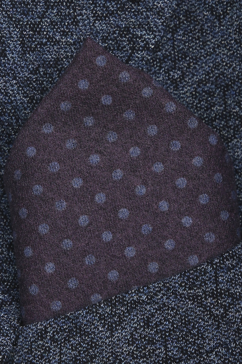фото Фиолетовый платок-паше в горох eton