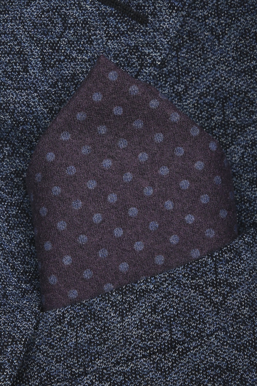 фото Фиолетовый платок-паше в горох eton