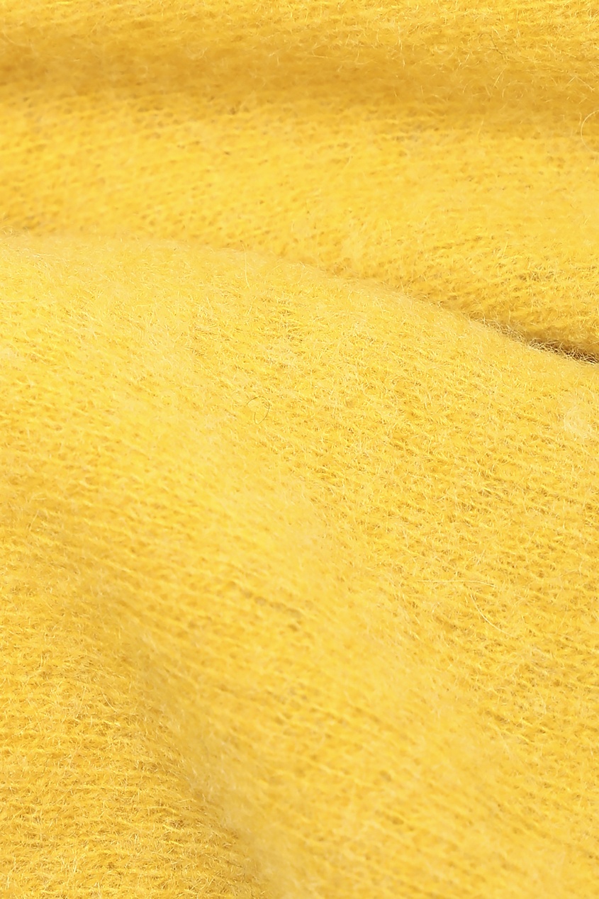 фото Желтый кашемировый шарф Faliero sarti