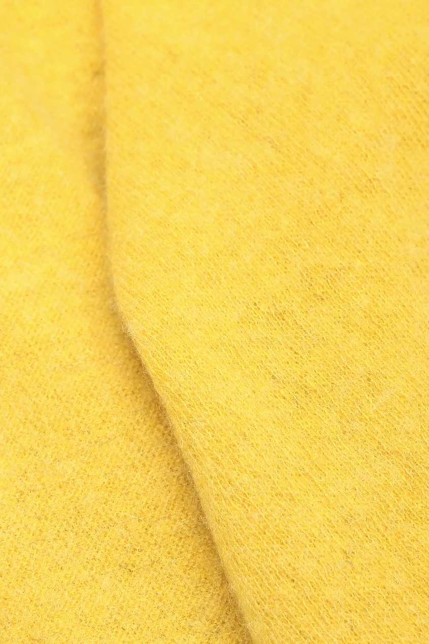 фото Желтый кашемировый шарф Faliero sarti