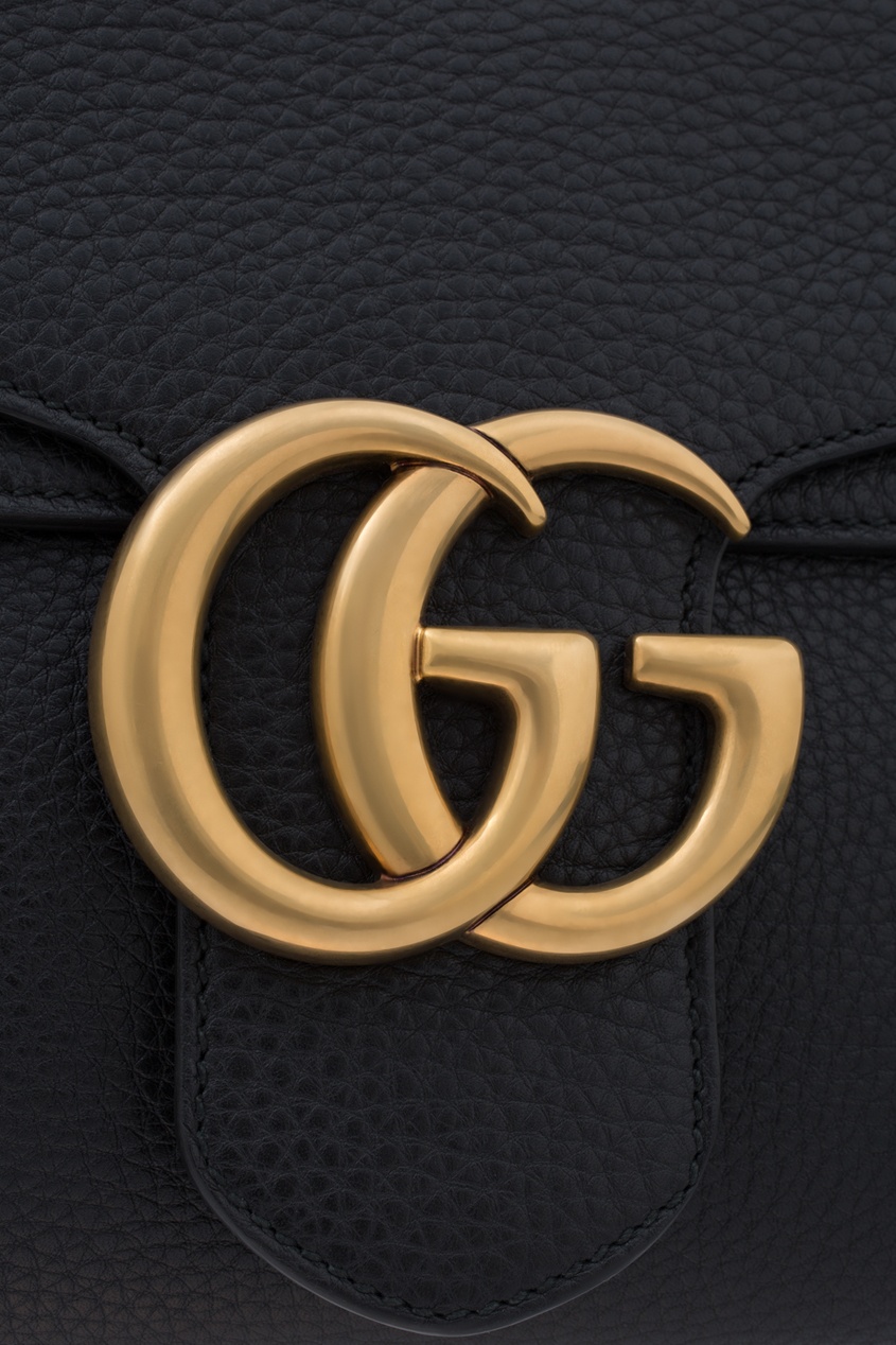 фото Кожаная сумка gg marmont gucci