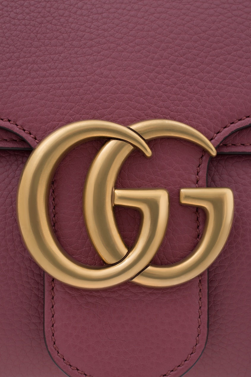 фото Кожаная сумка GG Marmont Leather Shoulder Bag Gucci