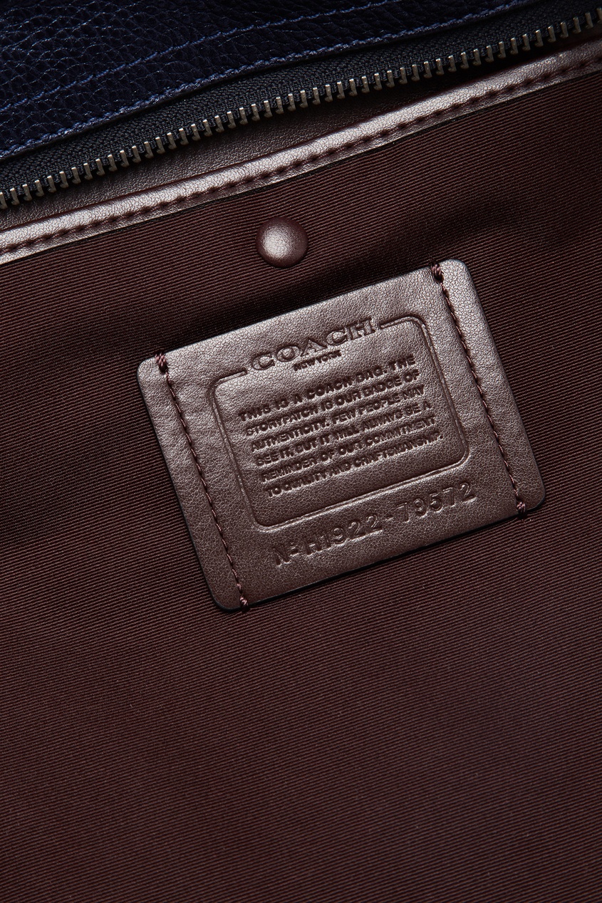 фото Синяя сумка central tote with zip coach