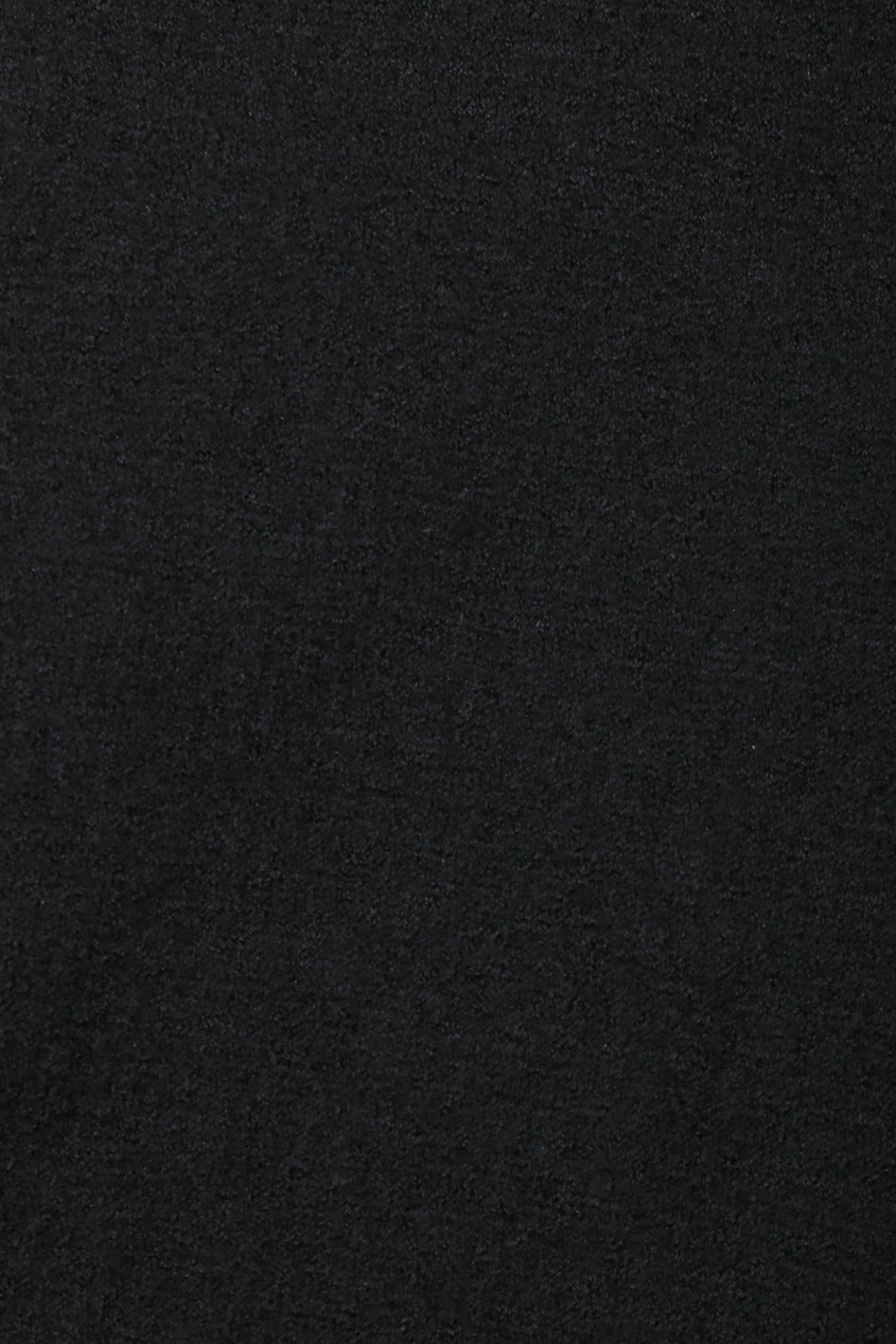 фото Черное пончо с кружевом Ermanno scervino