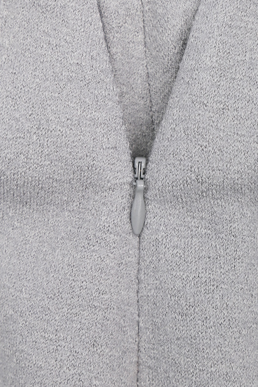 фото Серая юбка с кружевной отделкой ermanno scervino