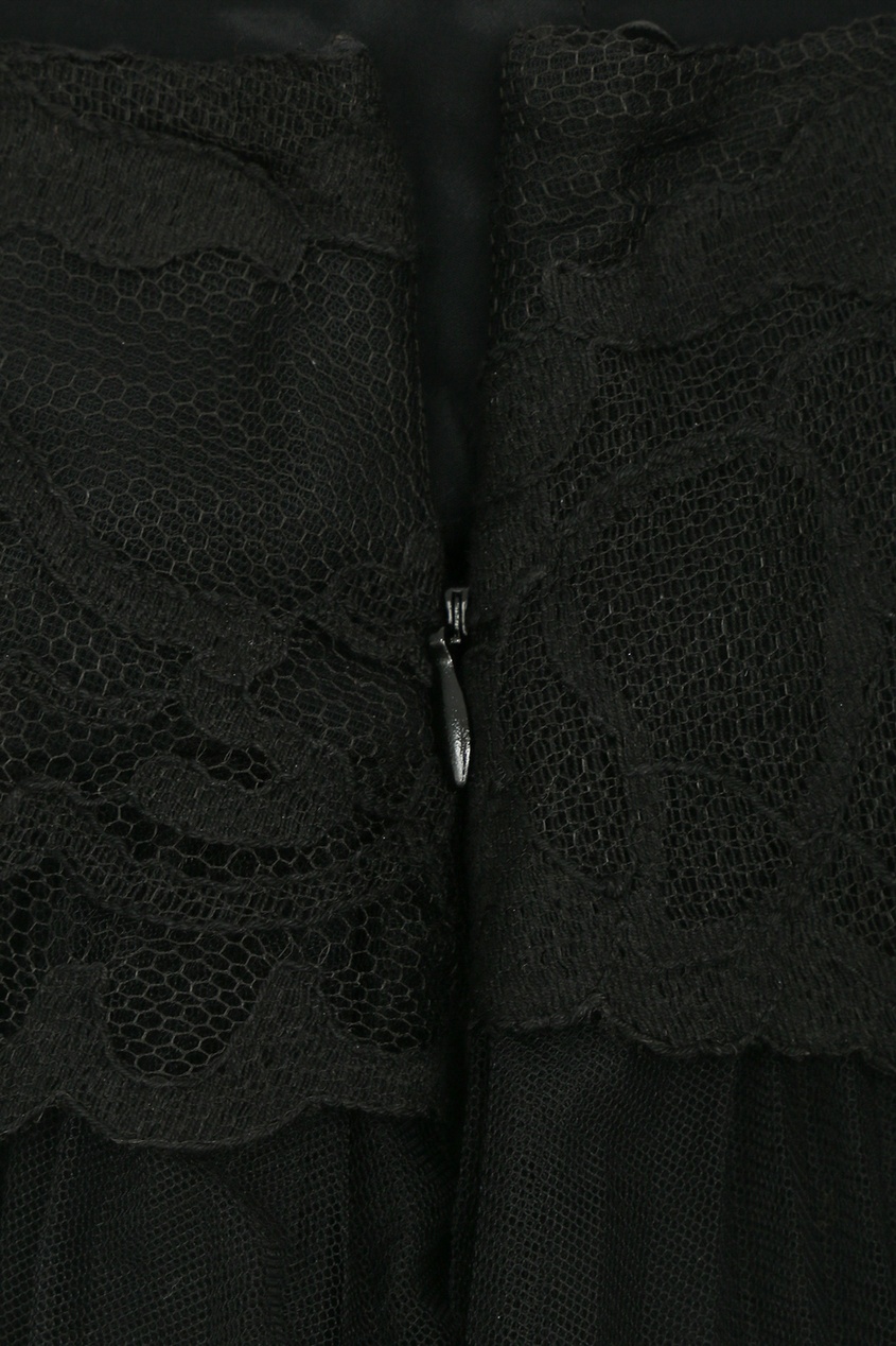 фото Черная юбка с плиссировкой ermanno scervino