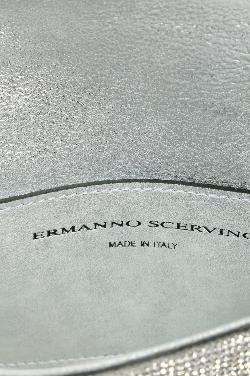 фото Сумка с кристаллами и стразами ermanno scervino