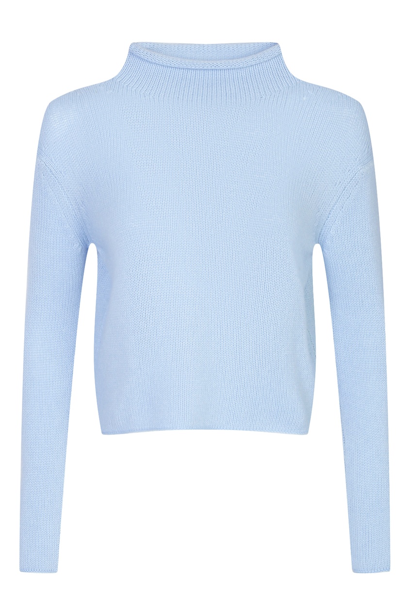 фото Кашемировый свитер голубого цвета ermanno scervino