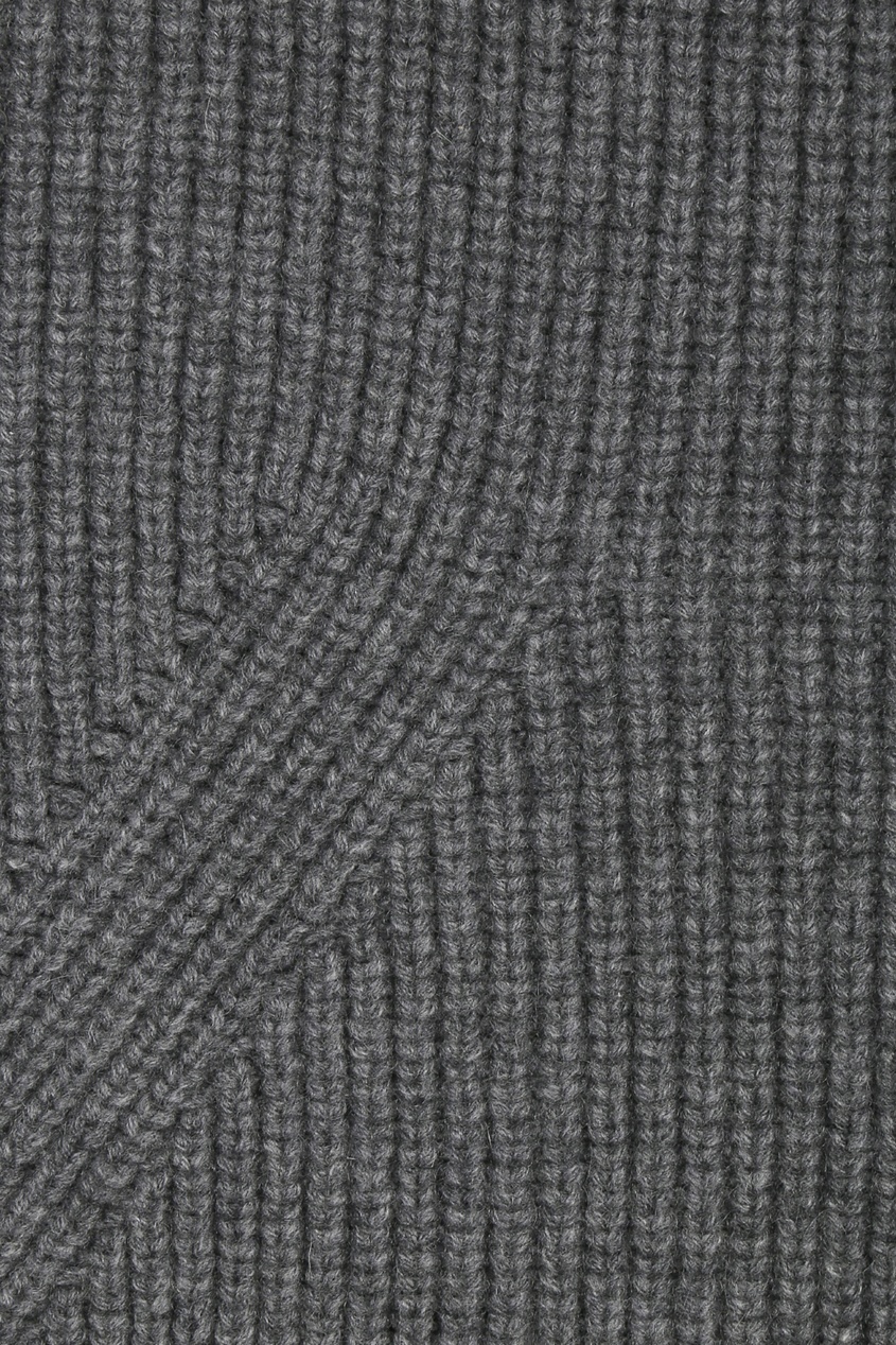 фото Серый свитер с кристаллами ermanno scervino