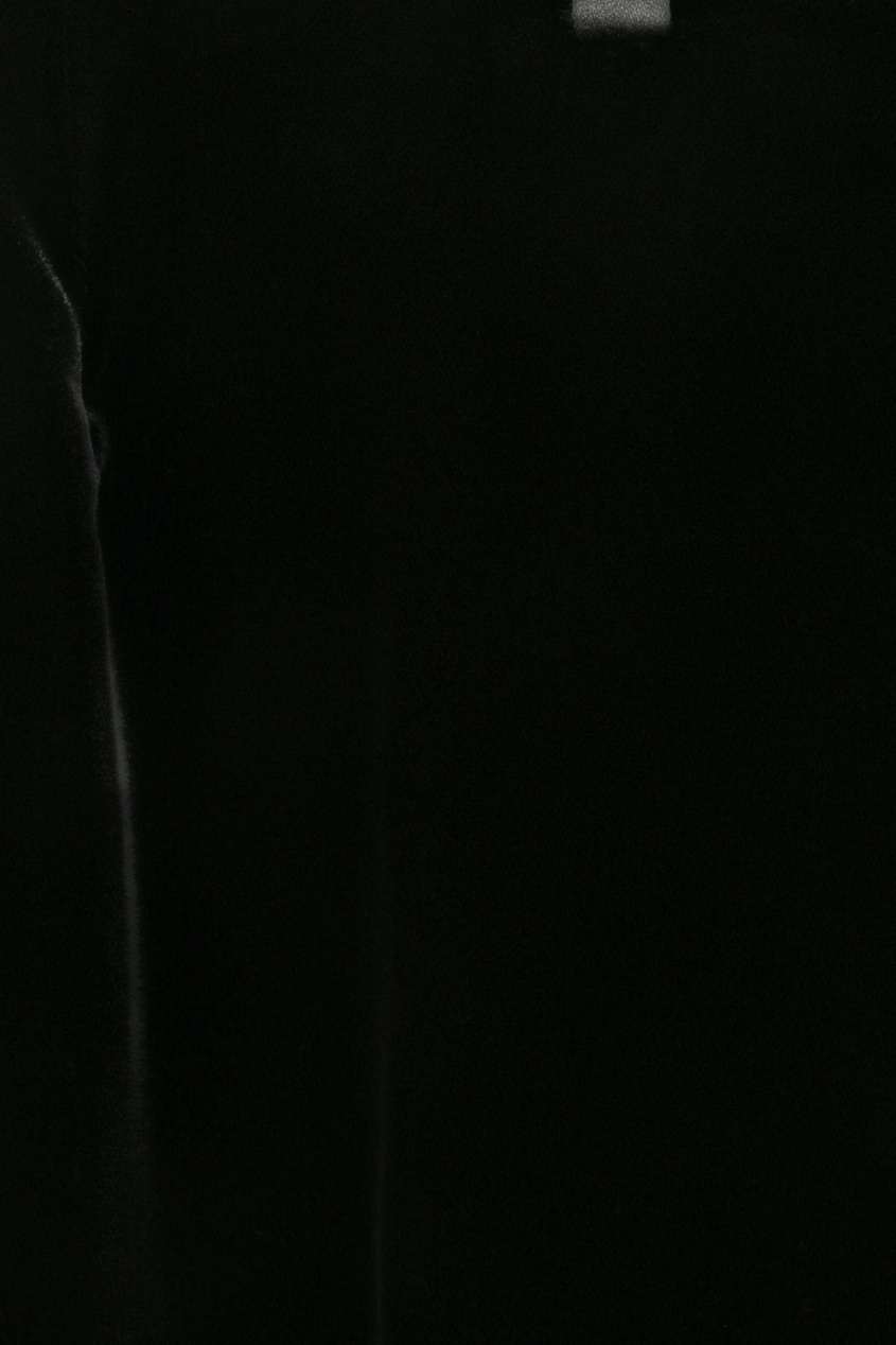 фото Черные бархатные брюки с лампасами Ermanno scervino