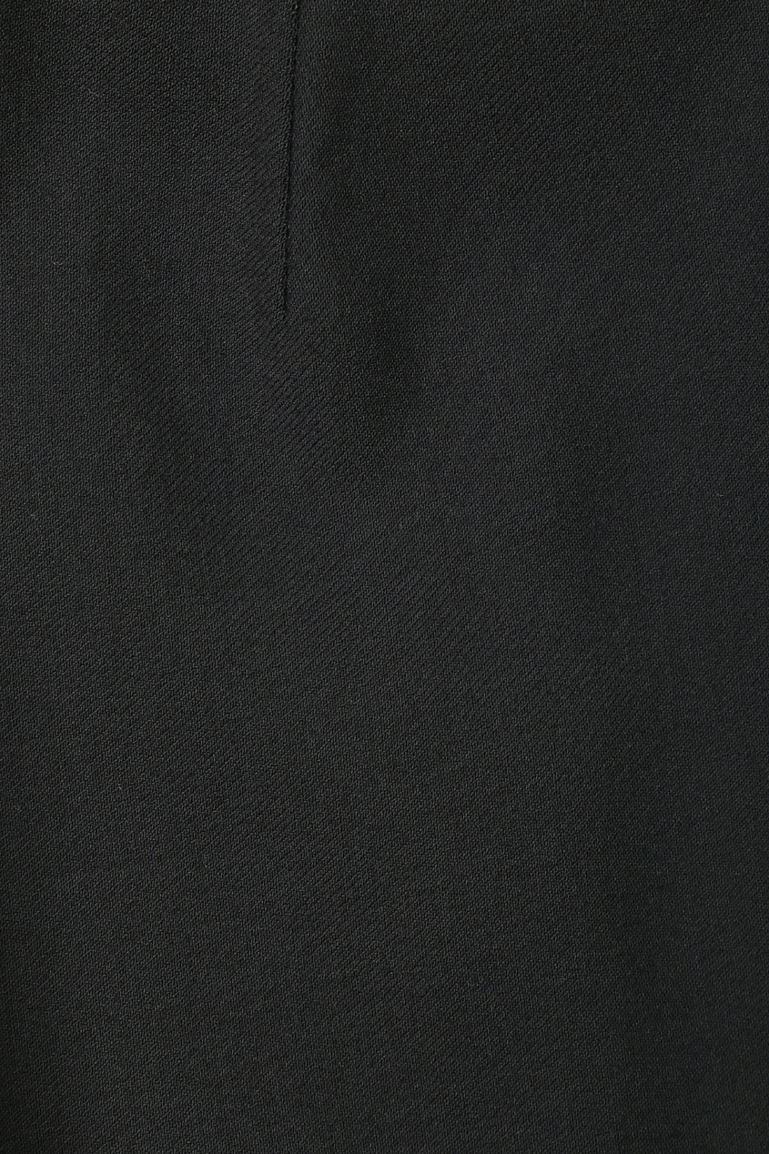 фото Укороченные черные брюки с лампасами Ermanno scervino