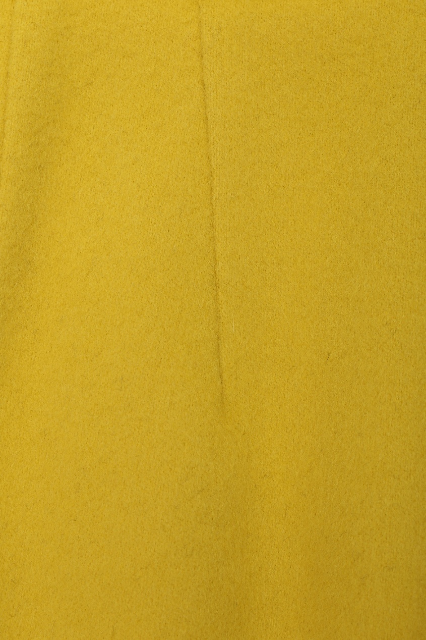 фото Желтые шорты с защипами и стрелками Ermanno scervino