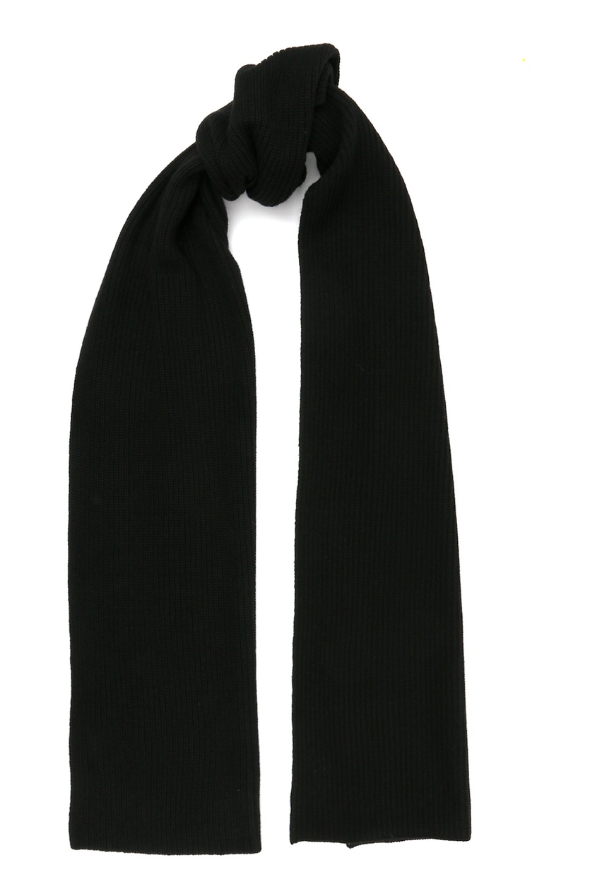 фото Черный шарф из вискозы marina rinaldi