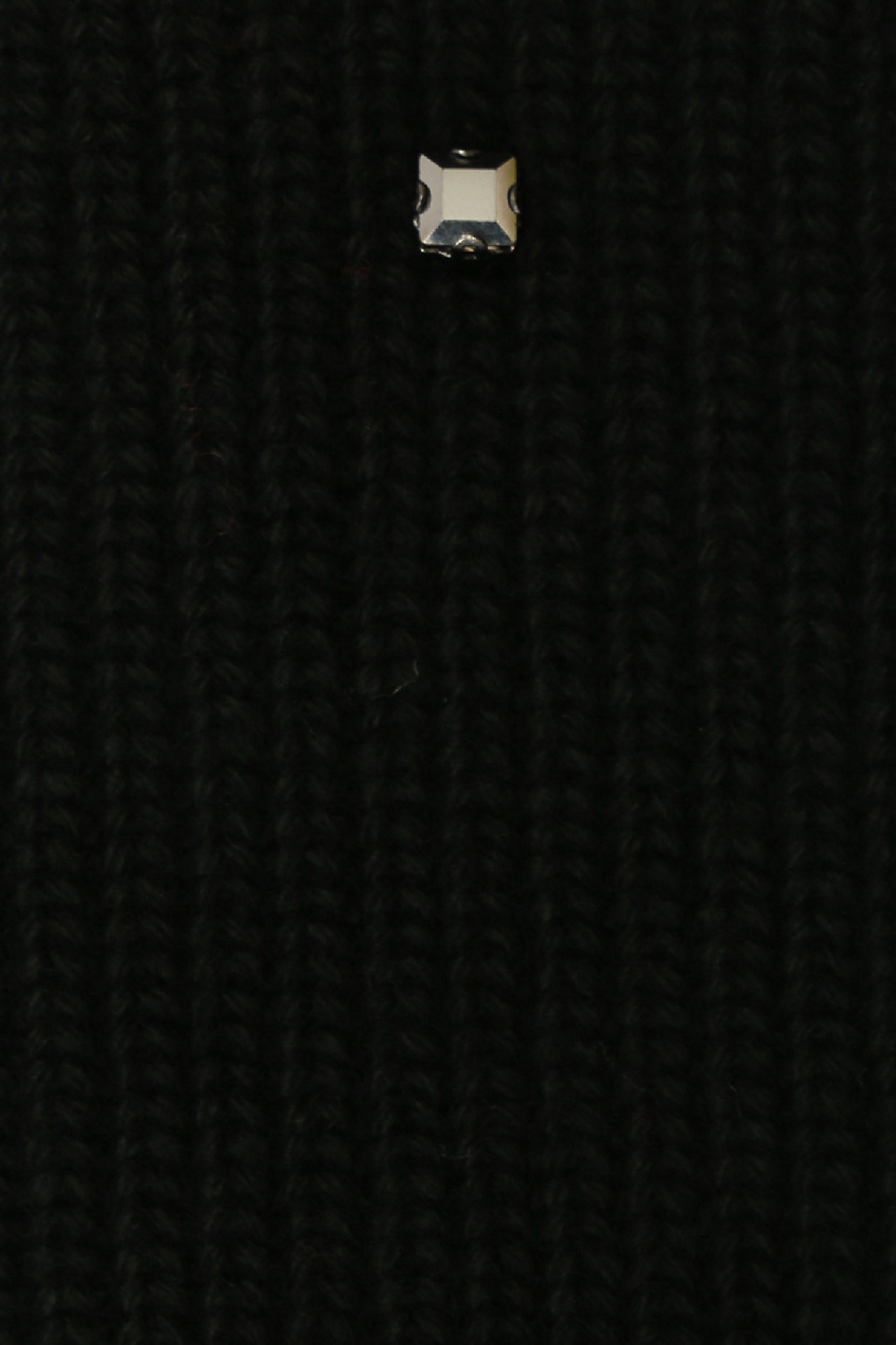 фото Черный шарф из вискозы marina rinaldi