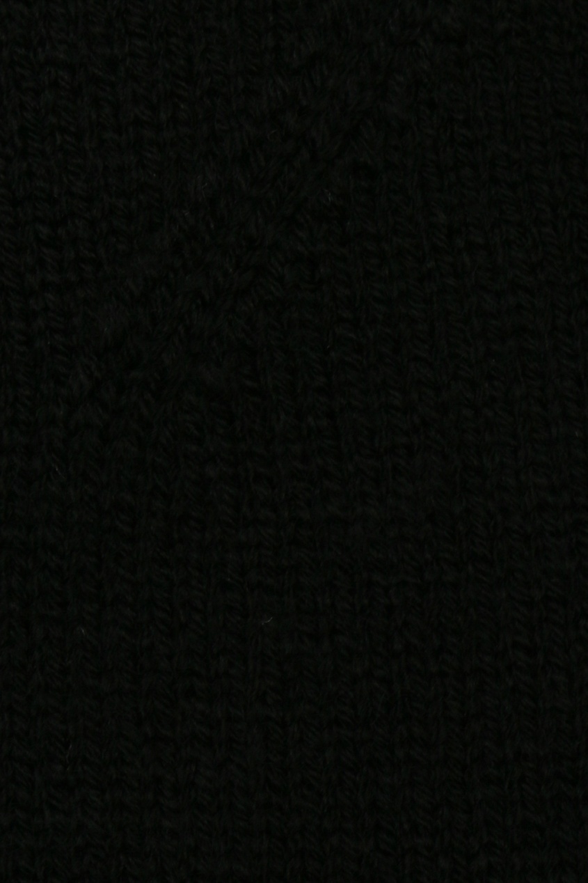 фото Черное пончо с отделкой перьями Marina rinaldi