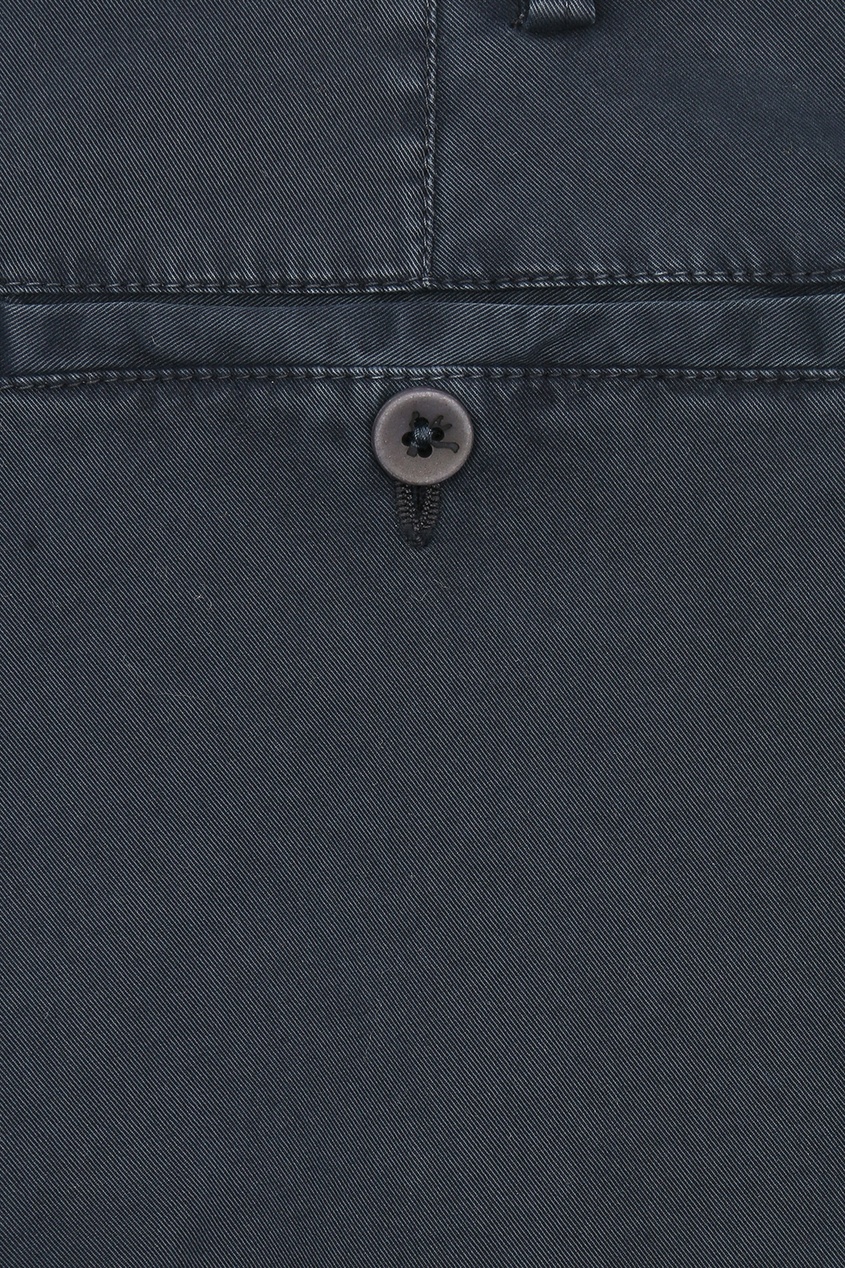 фото Синие брюки из хлопка isaia