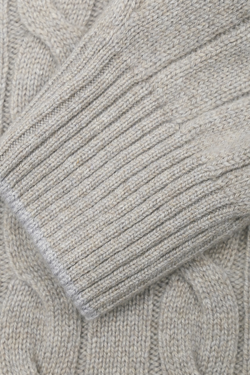 фото Серый свитер с пуговицами viadeste