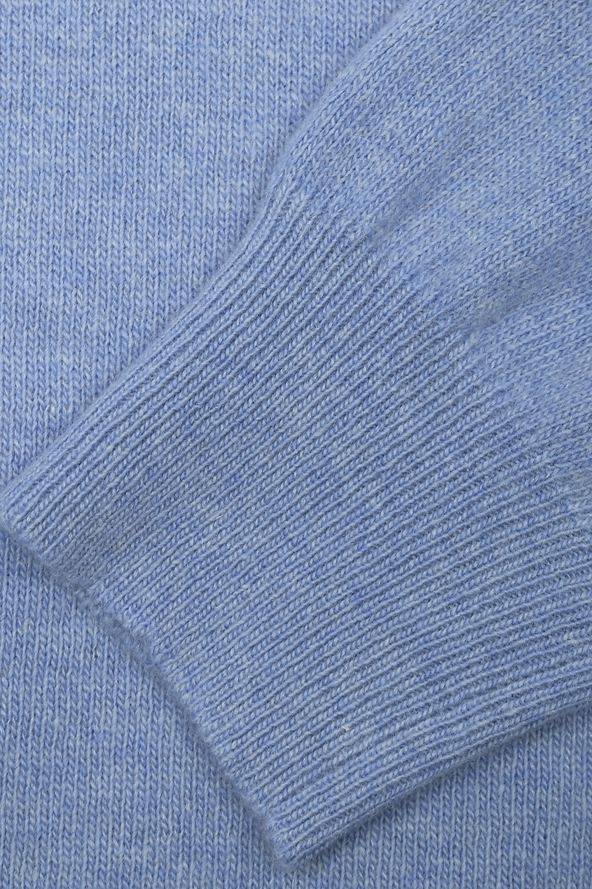 фото Голубой свитер с пуговицами della ciana