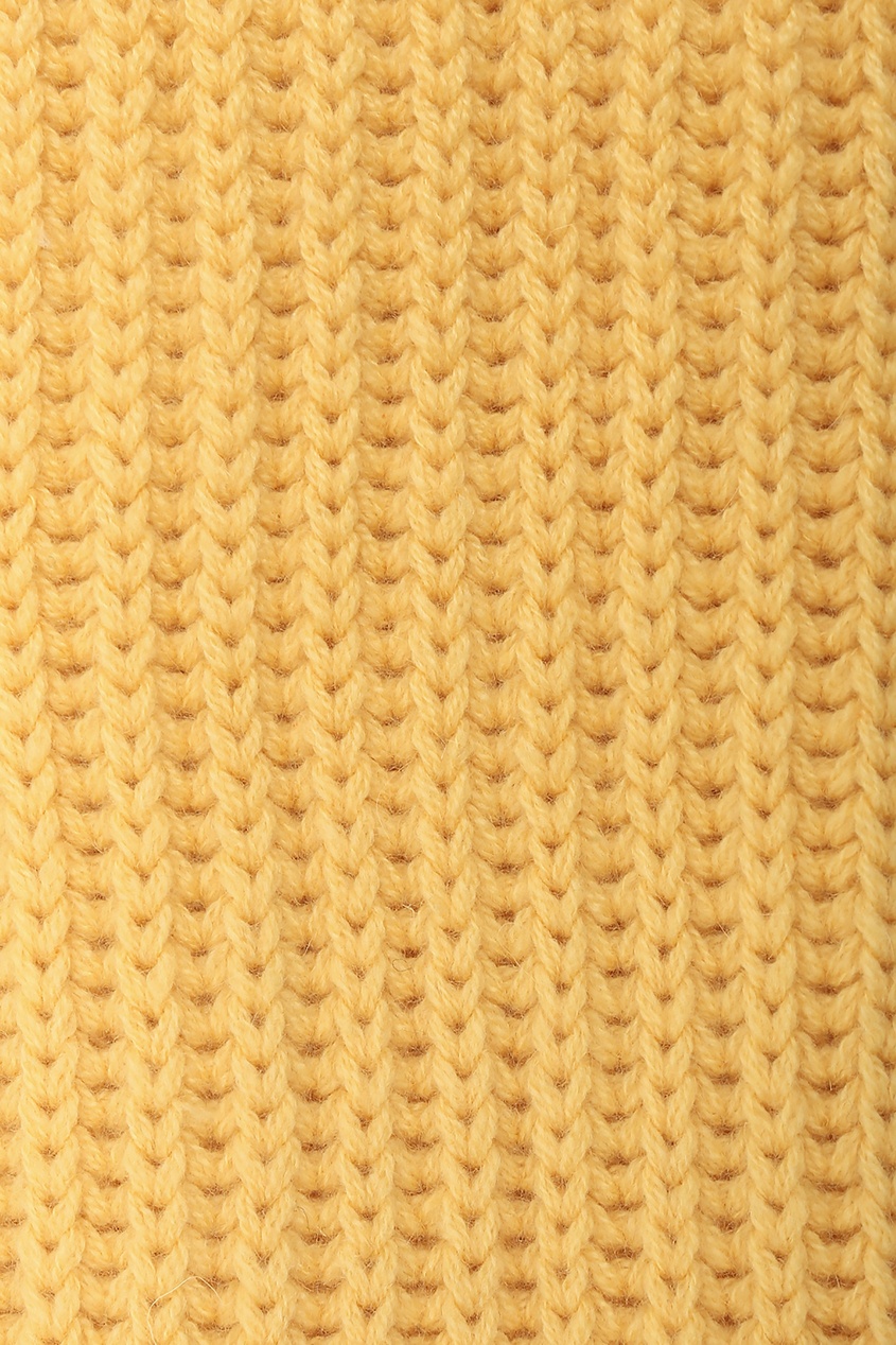 фото Желтый кашемировый шарф della ciana