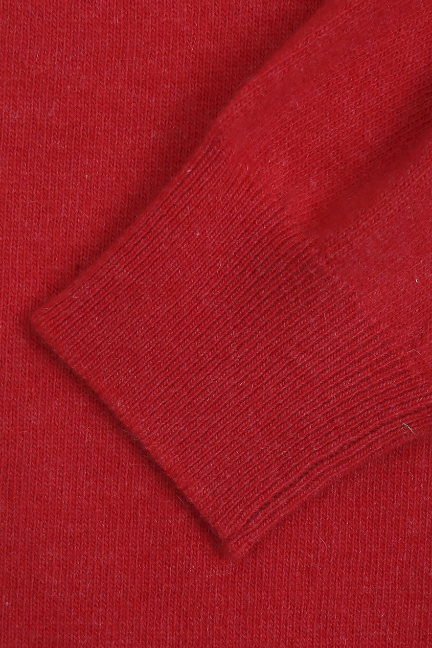 фото Красный свитер с пуговицами della ciana