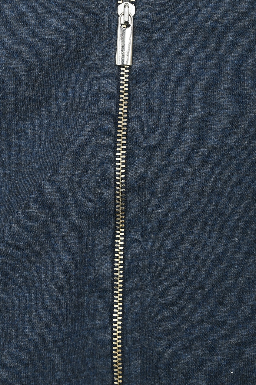 фото Синий свитер с контрастной отделкой Capobianco