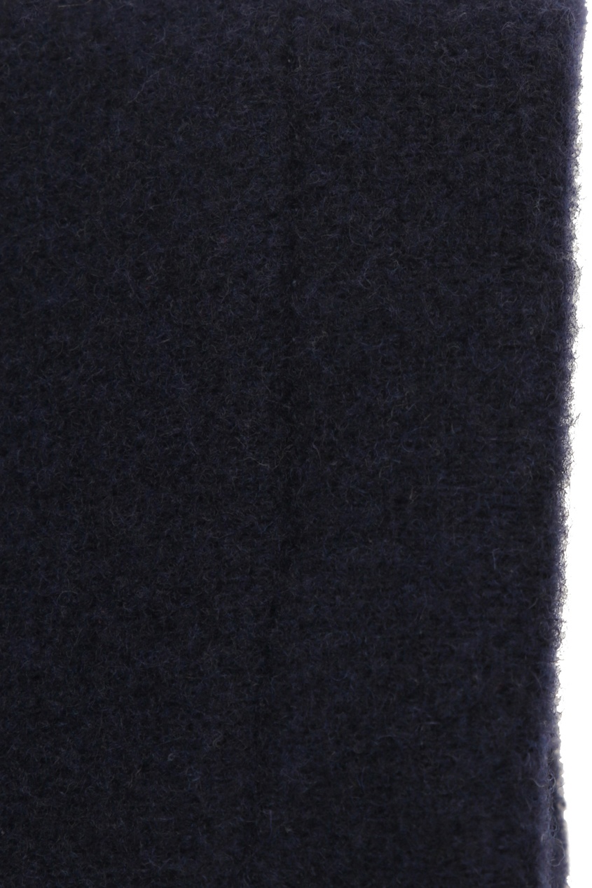 фото Темно-синее пальто из смешанной шерсти il gufo