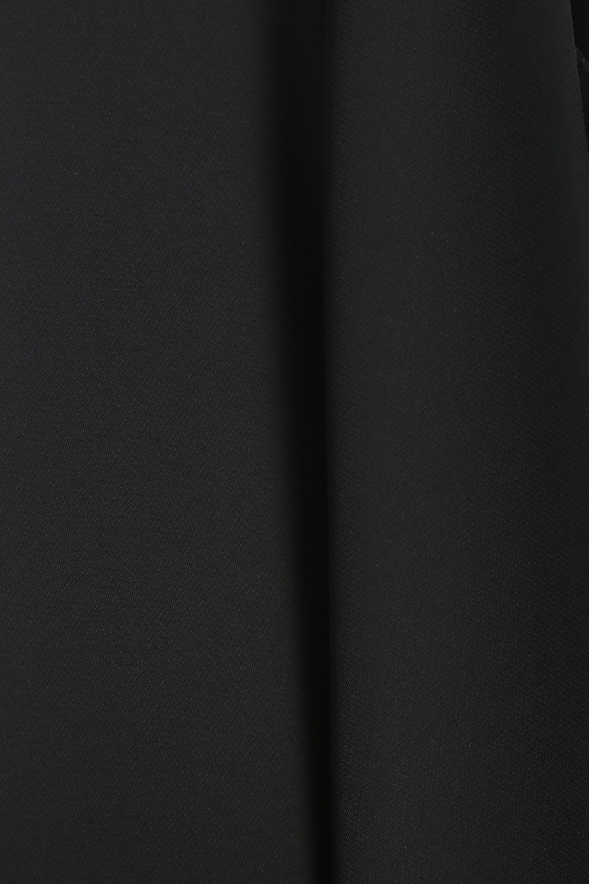 фото Черное платье с фактурной отделкой marina rinaldi