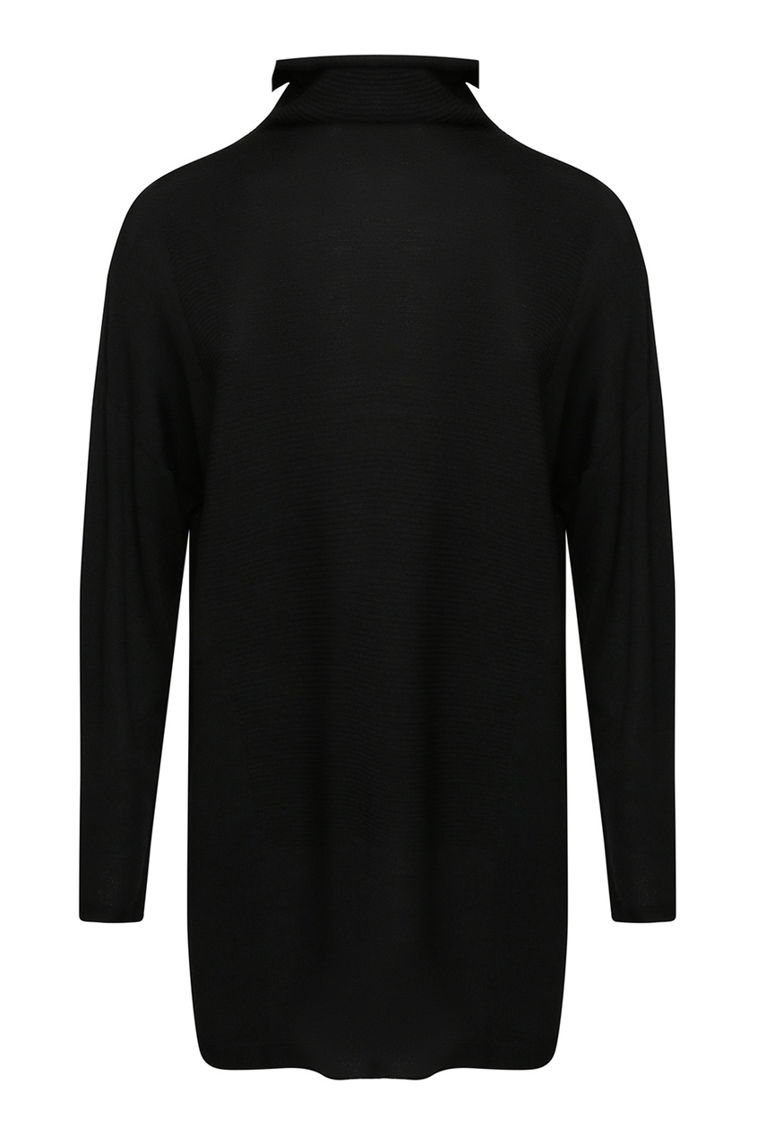фото Черный свитер из смесовой шерсти marina rinaldi