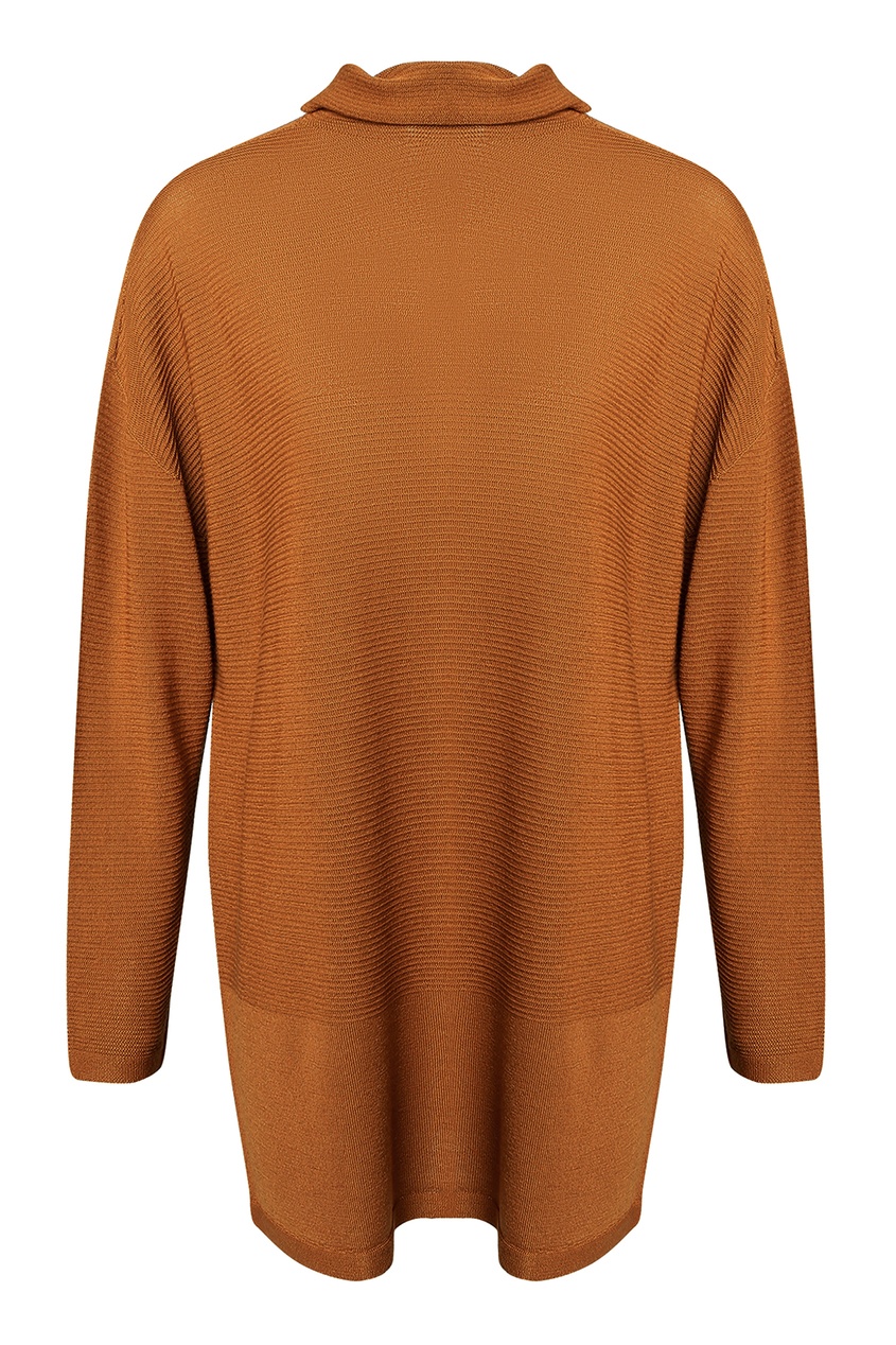 фото Коричневый свитер из смесовой шерсти marina rinaldi