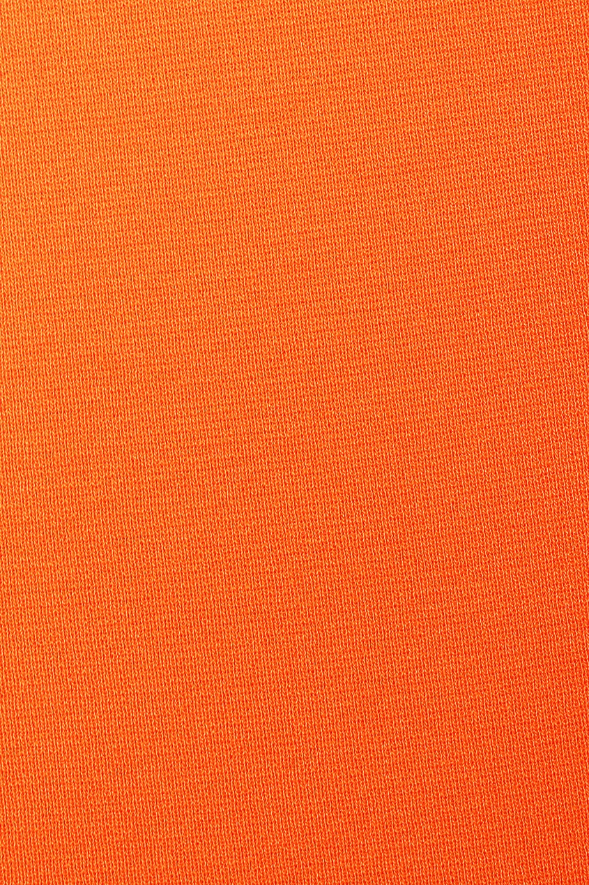 фото Оранжевый топ с контрастной отделкой marina rinaldi