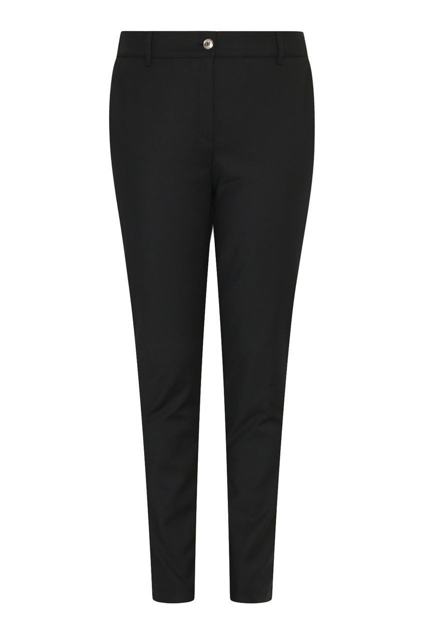 фото Хлопковые брюки черного цвета marina rinaldi