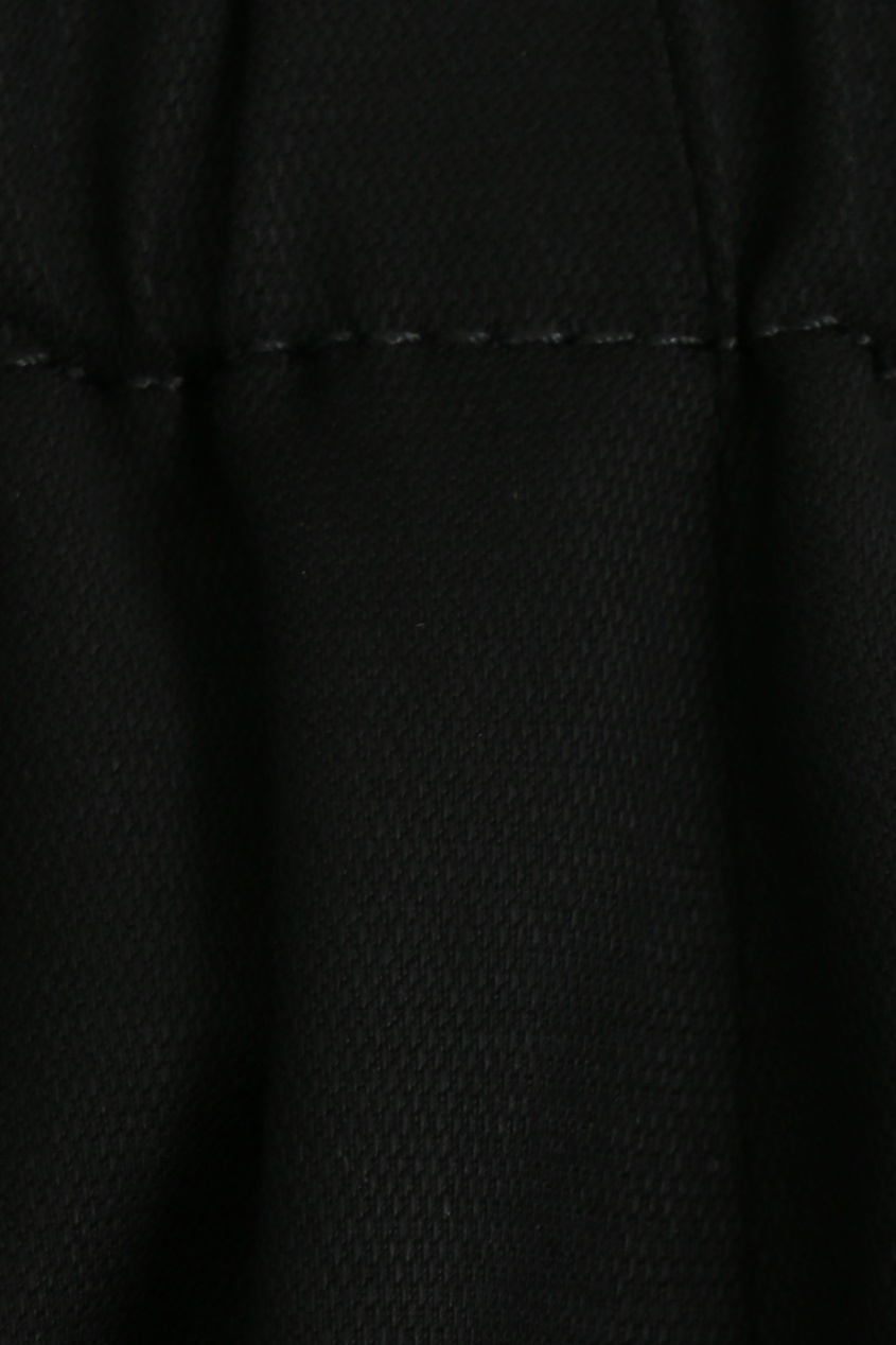 фото Черные свободные брюки с отделкой marina rinaldi
