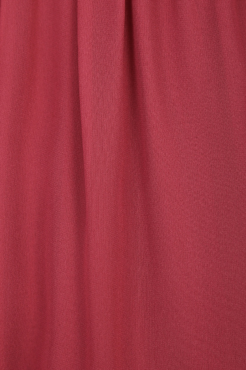 фото Шелковое розовое платье marina rinaldi