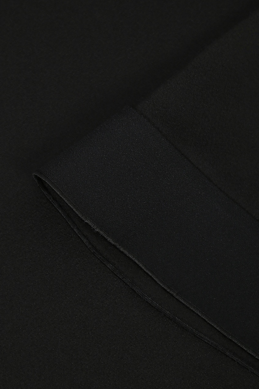 фото Черное асимметричное платье marina rinaldi