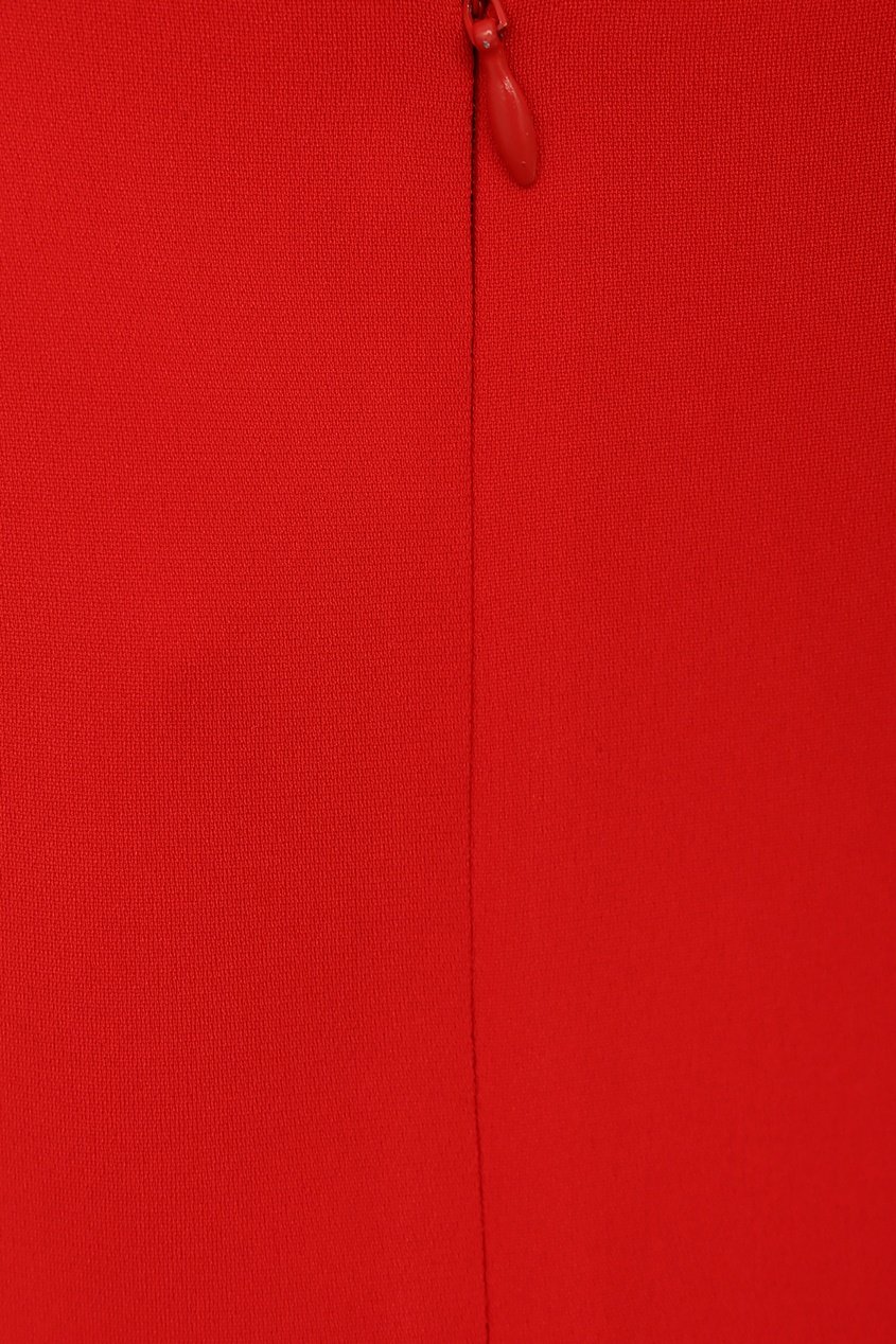фото Красное платье без рукавов marina rinaldi