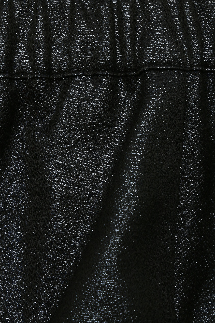 фото Черные блестящие брюки marina rinaldi