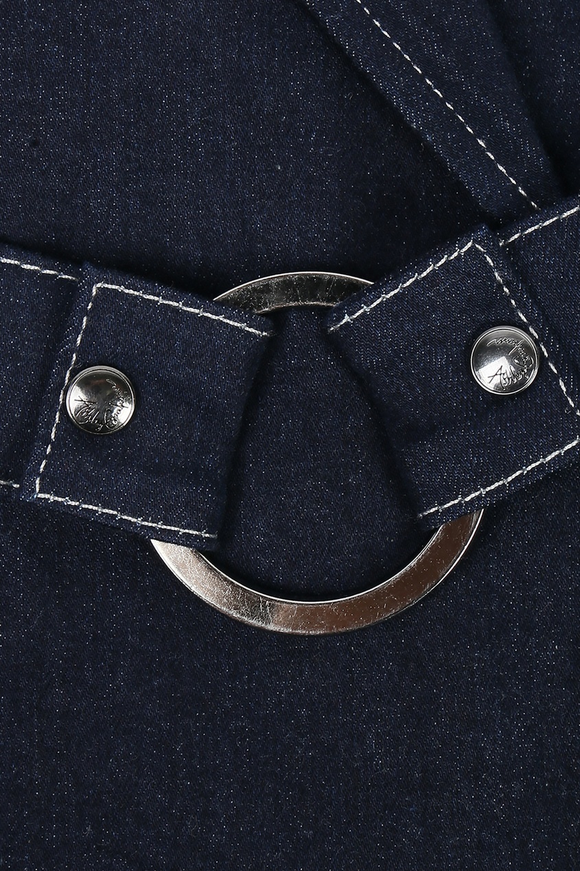 фото Комбинированный джинсовый жилет marina rinaldi