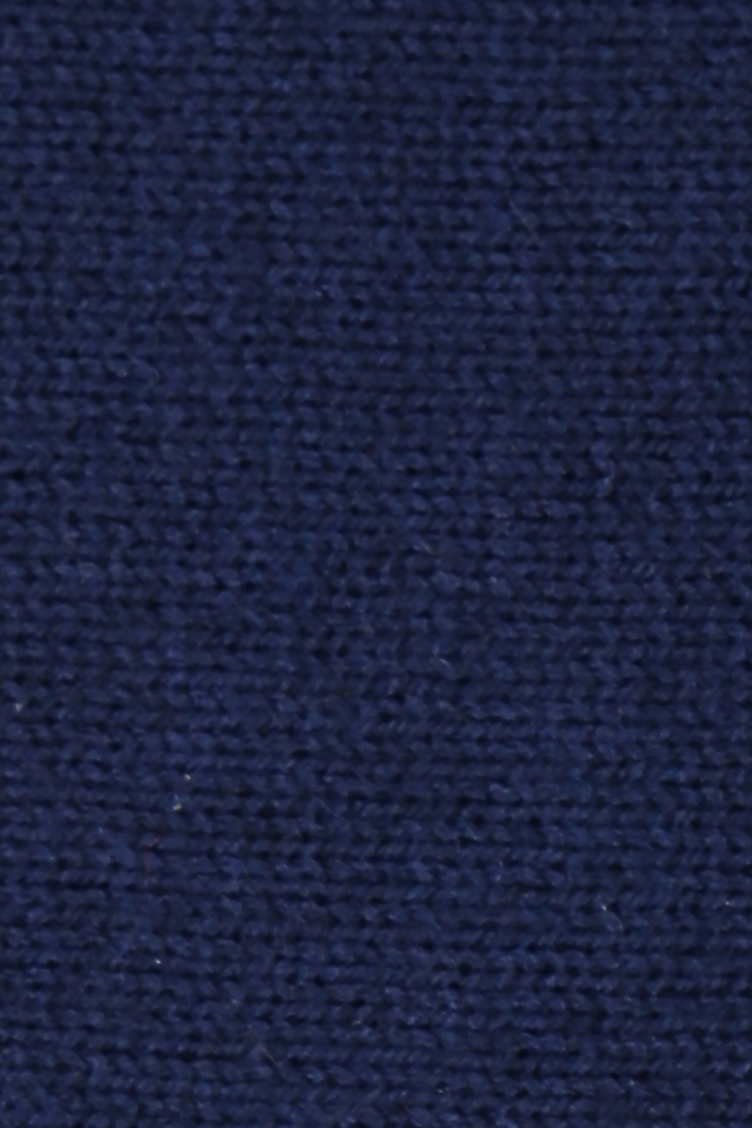 фото Темно-синий пуловер с контрастной отделкой marina rinaldi