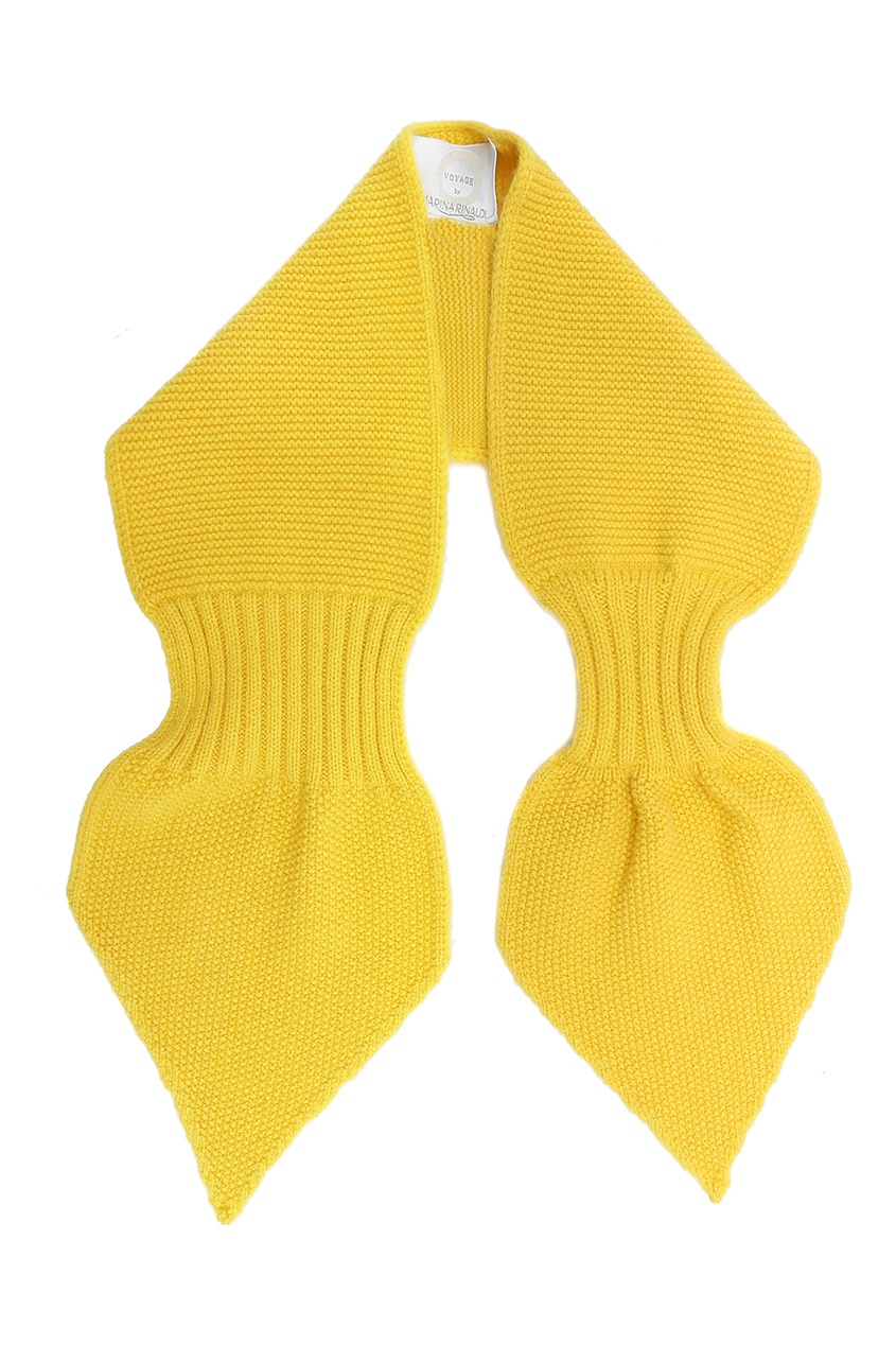 фото Миниатюрный фигурный лимонный шарф marina rinaldi