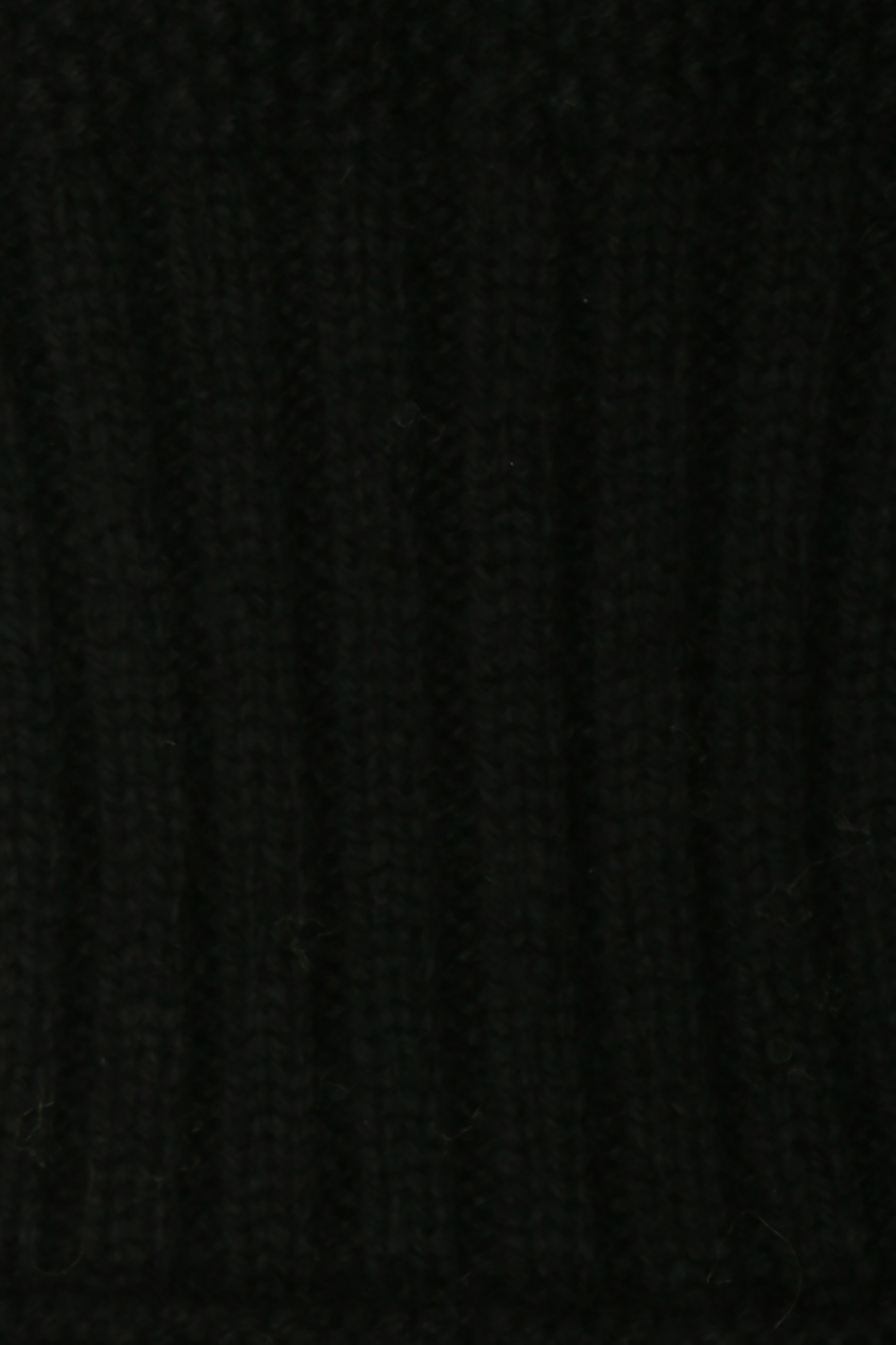 фото Миниатюрный фигурный черный шарф marina rinaldi