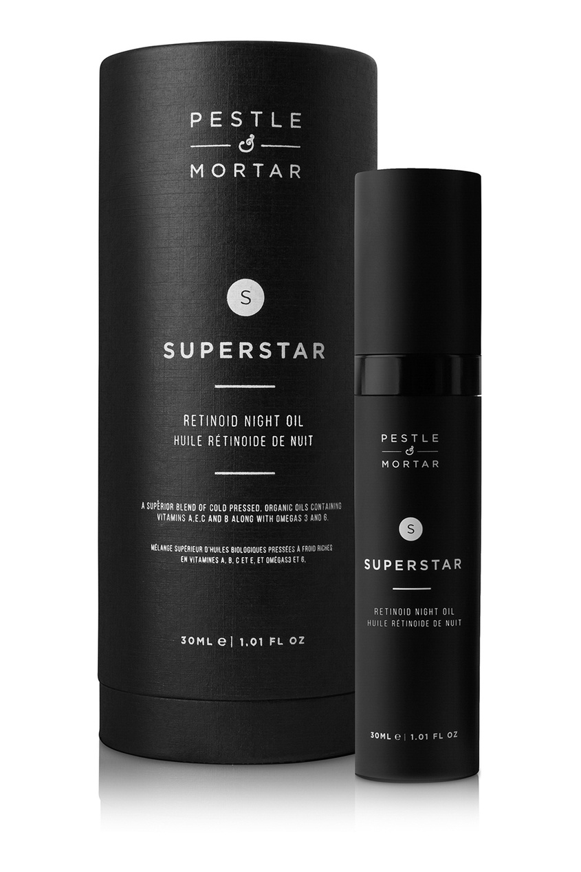 фото Ночное масло для лица с ретиноидами SUPERSTAR, 30 ml Pestle & mortar