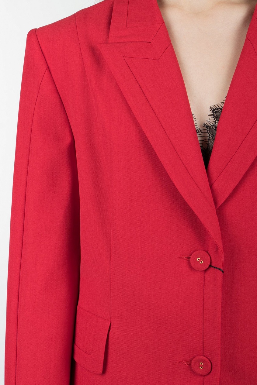 фото Красный костюм с узкой юбкой Blumarine