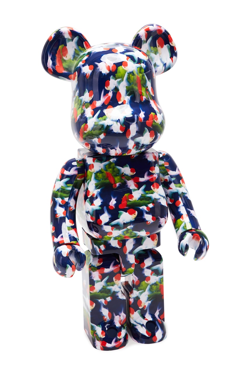 фото Статуэтка для интерьера bearbrick m / mika ninagawa gold fish 1000% medicom toy x x mika ninagawa