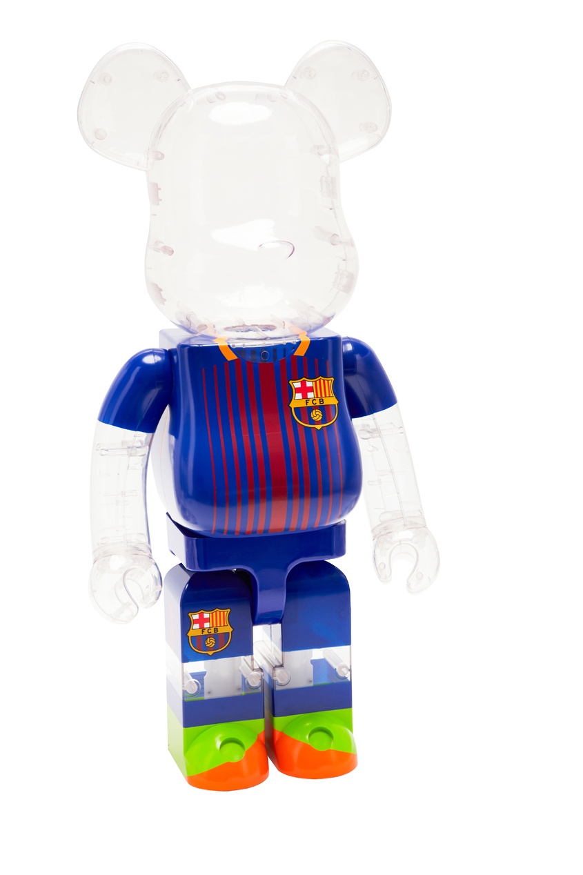 фото Статуэтка для интерьера bearbrick fc barcelona 1000% medicom toy